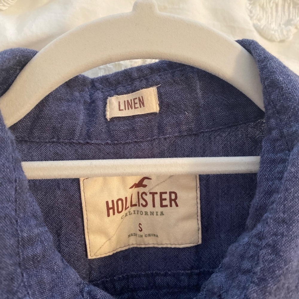 HOLLISTER Linen Button Down - Picture 11 of 12
